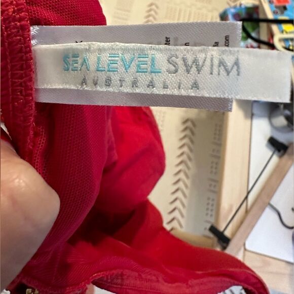 Sealevel Australia Honeycomb Cross Front One Piece Sz 10 - Picture 9 of 10